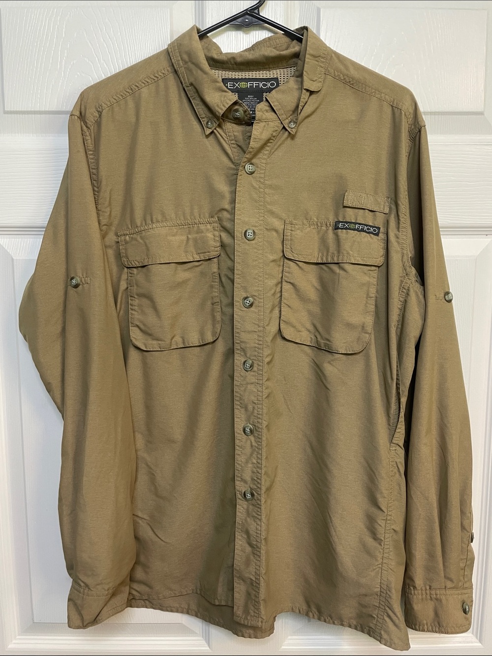 ExOfficio Travel Utility Shirt in Tan